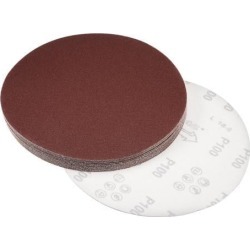 8-inch Hook and Loop Sanding Discs, 100-Grits Aluminum Oxide Flocking Sandpaper for Random Orbital Sander 15pcs