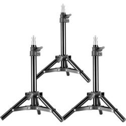 Neewer Set of 3 Mini Aluminum Photography Light Stands for Relfectors Softboxes