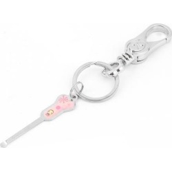 Swivel Lobster Clasp Hook Keychain Keyring Key Ring Holder w Earpick 14cm
