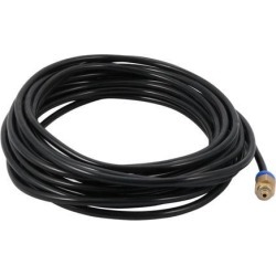 4mm x 2.5mm Polyurethane Pneumatic PU Air Tube Tubing Pipe 5.5M Long Black + M5 x 4mm Connector
