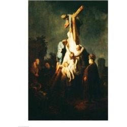 Posterazzi BALXIR172603LARGE The Deposition Poster Print by Rembrandt Van Rijn - 24 x 36 in. - Large