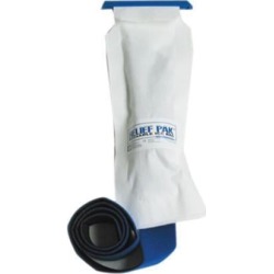 Fabrication Enterprises 11-1241 Relief Pak Insulated Ice Bag, Hook-Loop Band, Small - 5 x 13 in.