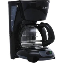 MR. COFFEE TF5GTF-RB Black Simple Brew 4-Cup Switch Coffee Maker