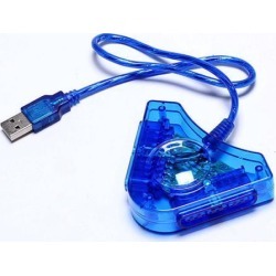 Joypad Game USB Dual Player Converter Adapter Cable For PS2 Attractive Dual Playstation 2 PC USB Game Controller
