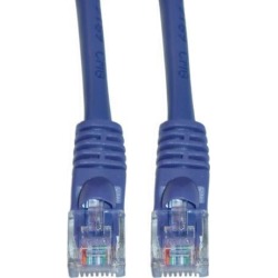 Cable Wholesale Cat 6 Purple Ethernet Patch Cable, Snagless / Molded Boot, 14 Foot