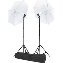 2PCS 33' Photo Studio Umbrella Continuous Lighting Kit w/ Carrying Case