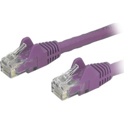 StarTech N6PATCH20PL StarTech.com Cat6 Patch Cable - 20 ft. - Purple Ethernet Cable - Snagless RJ45 Cable - Ethernet Cord - Cat 6 Cable