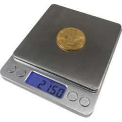 OPTIMA HOME SCALES TITANIUM POCKET WEIGH SCALE SILVER