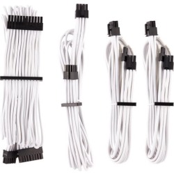 Corsair CP-8920217 Premium Individually Sleeved PSU Cables Starter Kit Type 4 Gen 4 - White
