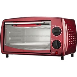 Brentwood 4-Slice Toaster Oven, Red