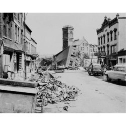 Posterazzi SAL255424270 USA Connecticut Aftermath of Flood in 1955 Poster Print - 18 x 24 in.
