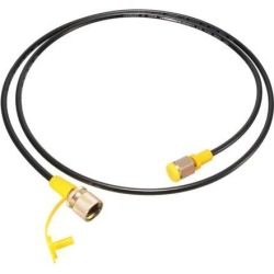 Hydraulic Test Hose, Female Quick Fitting M16 to Female Fixed Thread M14x1.5, 40Mpa 1.5m Length High Pressure Gauge Test Hoses