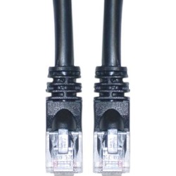 Offex Cat6a Ethernet Patch Cable, Snagless/Molded Boot, 500 MHz, 10 foot - Black