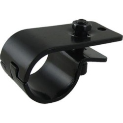 1.1' Hole Dia Single Port Lean Tube Connector Pipe Clamp Black