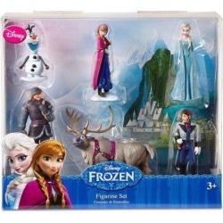 Disney Frozen 6 pc Figurine Figure Set Sven, Hans, Anna, Elsa, Kristoff and Olaf