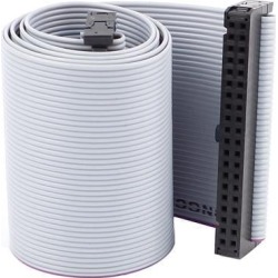 Unique Bargains 2.54mm Pitch 40Pin F/F Connector IDC Extension Flat Ribbon Cable 48cm Length