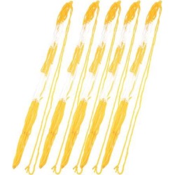 Unique Bargains 5 Pcs 15.7' Long Meshy Nylon Basketball Football Volleyball Carry Net Bags
