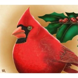 Posterazzi PAIBA002 Cardinal Poster Print by Bill Abbott - 14 x 11 in.