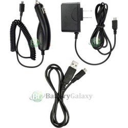 Wall+Battery Car Charger+Micro USB Cable Cord for Android Cell Phone 900+SOLD