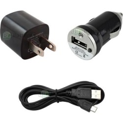 NEW Wall Charger+Car+10FT Micro USB Cable for Android Phone LG G2 G3 G4 Note V10