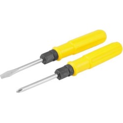 Unique Bargains Plastic Grip Dual End 5.8mm Slotted 5.6mm Screwdriver Repair Tool 2pcs