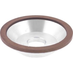 Unique Bargains Bowl Shape 320 Grit 125mm x 32mm x 32mm x 10mm x 7mm Diamond Grinding Wheel