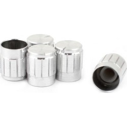 5pcs Aluminum Alloy Potentiometer Volume Control Knob 14mm x 17mm