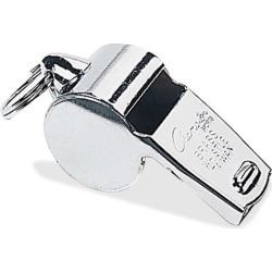 Champion Sports BP401 Champion Sports Sports Whistle with Black Nylon Lanyard, M