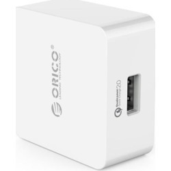 ORICO 1 Port QC 2.0 USB Wall/Desktop Charger, Quick Charge with Free Micro USB Cable For iPhone iPad Samsung XiaomiHTC and more 18W Max-