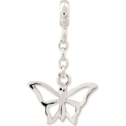 Sterling Silver Butterfly 1/2in Dangle Enhancer