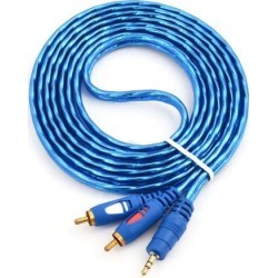 3.5mm Plug Male to 2 RCA Male Audio Stereo Cable 10Ft Long for Tablet Phone