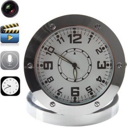 Newest Home Security Clock Recorder Video Security Hidden Spy Camera Cam Sound Motion Detector
