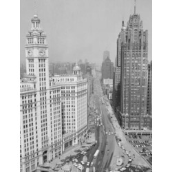 Posterazzi SAL25545126 Skyscrapers in a City Michigan Avenue Chicago Illinois USA Poster Print - 18 x 24 in.