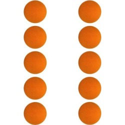10 Pieces EVA Foam Golf Swing Exercises Practice Training Balls Orange