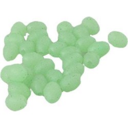 30 Pcs 4 x 3mm Size Luminous Ellipse Shaped Beads for Fishing