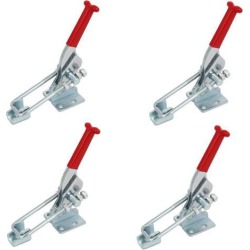 Unique Bargains318Kg Holding Capacity Zinc Plated U-Shaped Bar Toggle Clamps GH-431 4pcs