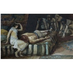 Posterazzi SAL999500 Samson is Made Prisoner James J. Tissot 1836-1902 French Jewish Museum New York USA Poster Print - 18 x 24 in.