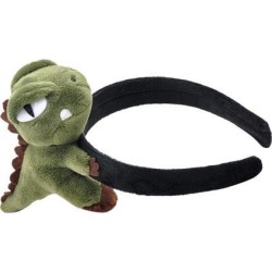Hairband Dinosaur Headwear Short Plush Toy for Kids Girl Gift Vertical