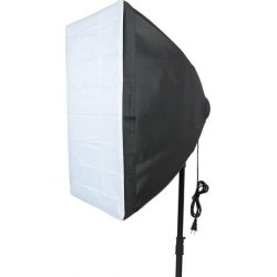 US Plug 40cmx60cm Four Flash Holder Umbrella Softbox Kit for Photo Video Studio