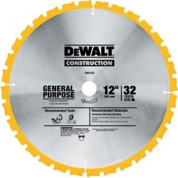 Dewalt DW3123 12' General Purpose Circular Saw Blade