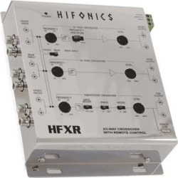 HIFONICS HFXR 2/3-Way Active Crossover w/Bass Remote