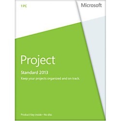 Microsoft Project 2013 Product Key Card (no media) - 1 PC