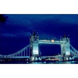 Tower Bridge Spanning the River Thames in London, England Poster Print by David R. Frazier (35 x 23)