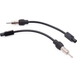 2 Pcs Car Antenna Aerial Male Socket Adapter Connector Cable Wire for Volkswagen