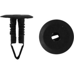 Vehicle Car Door Fender 6.5mm Hole Dia Push Rivets Retainer Clips 40Pcs