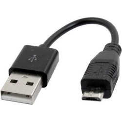 Unique Bargains Black USB A to Micro B 5Pin M/M Charger Data Transfer Cable for HTC