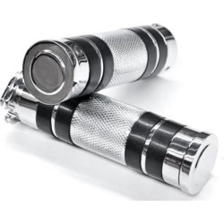 Krator Motorcycle Hand Grips 1 Inch Handlebar Bars Pair For Harley Davidson Dyna Glide Fat Bob Street Bob