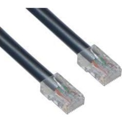 Cable Wholesale Cat 5E Ethernet Patch Cable Bootless 5 Foot - Black
