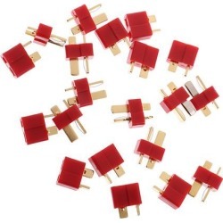 10 Pairs T Plug Connectors Male Female for RC LiPo Battery ESC