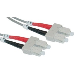 Cable Wholesale SC / SC Multimode Duplex Fiber Optic Cable 50/125 - 1 Meter (3.3ft)
